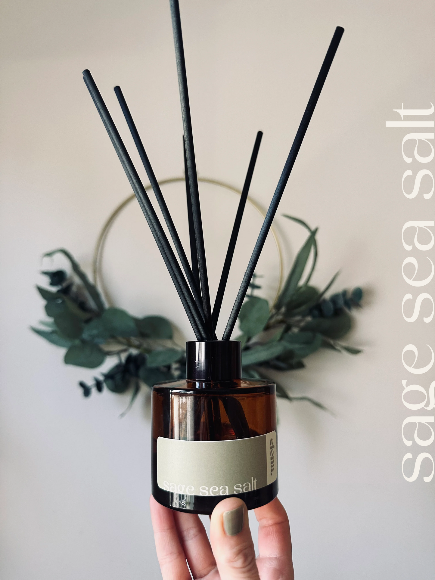 sage sea salt reed diffuser