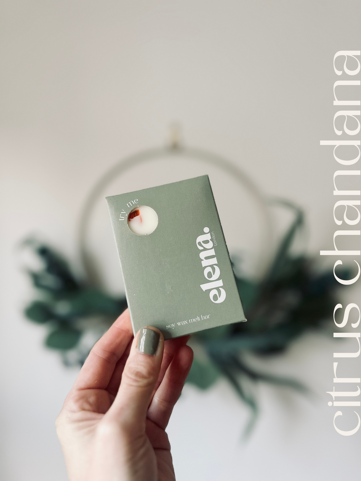 citrus chandana soy wax melt