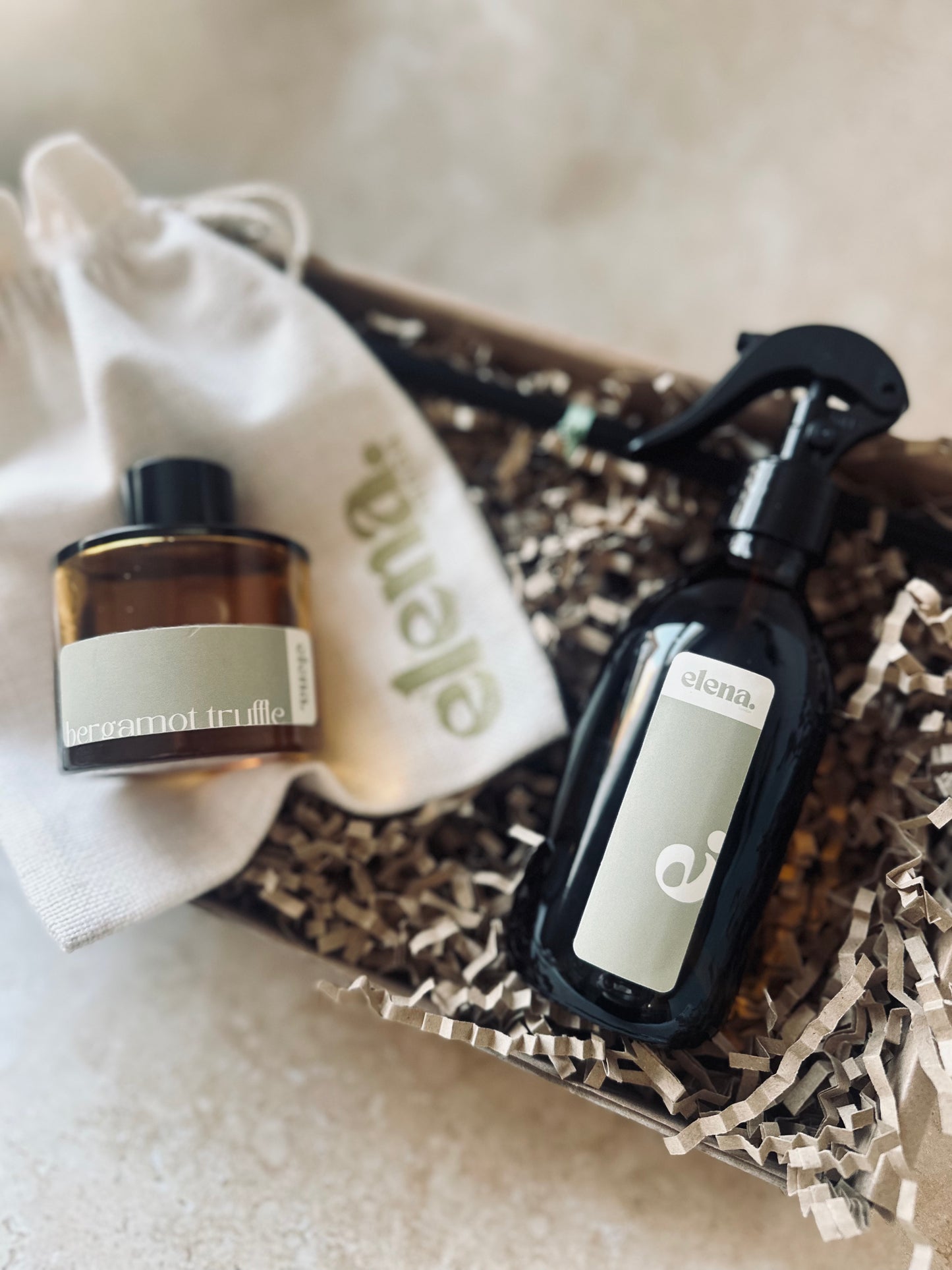 reed diffuser 100ml & the room + linen spray 250ml
