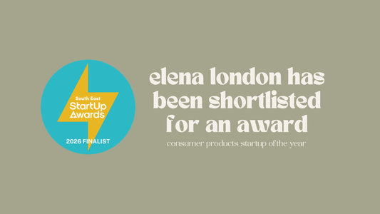 elena London has been shortlisted for consumer product award at uk startup awards