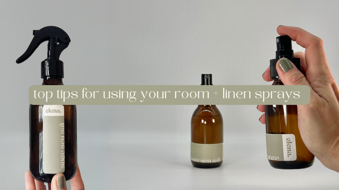 top tips for using your room and linen sprays