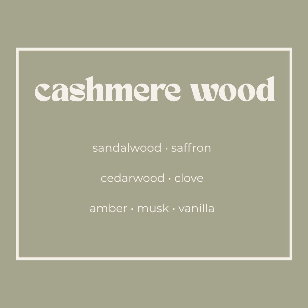 cashmere wood soy wax melt 80g