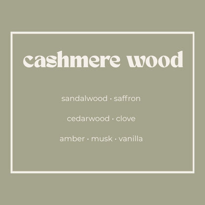 cashmere wood soy wax melt 80g