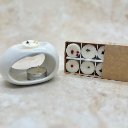 oval ceramic wax melt burner