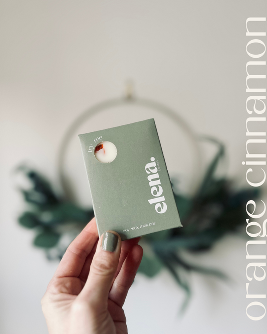 orange cinnamon soy wax melt 80g