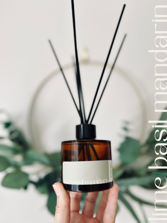 lime basil mandarin reed diffuser