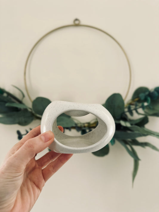 oval ceramic wax melt burner