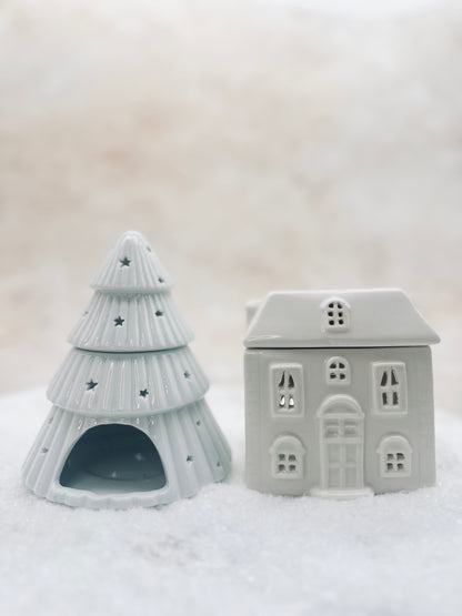 ceramic cottage wax melt burner