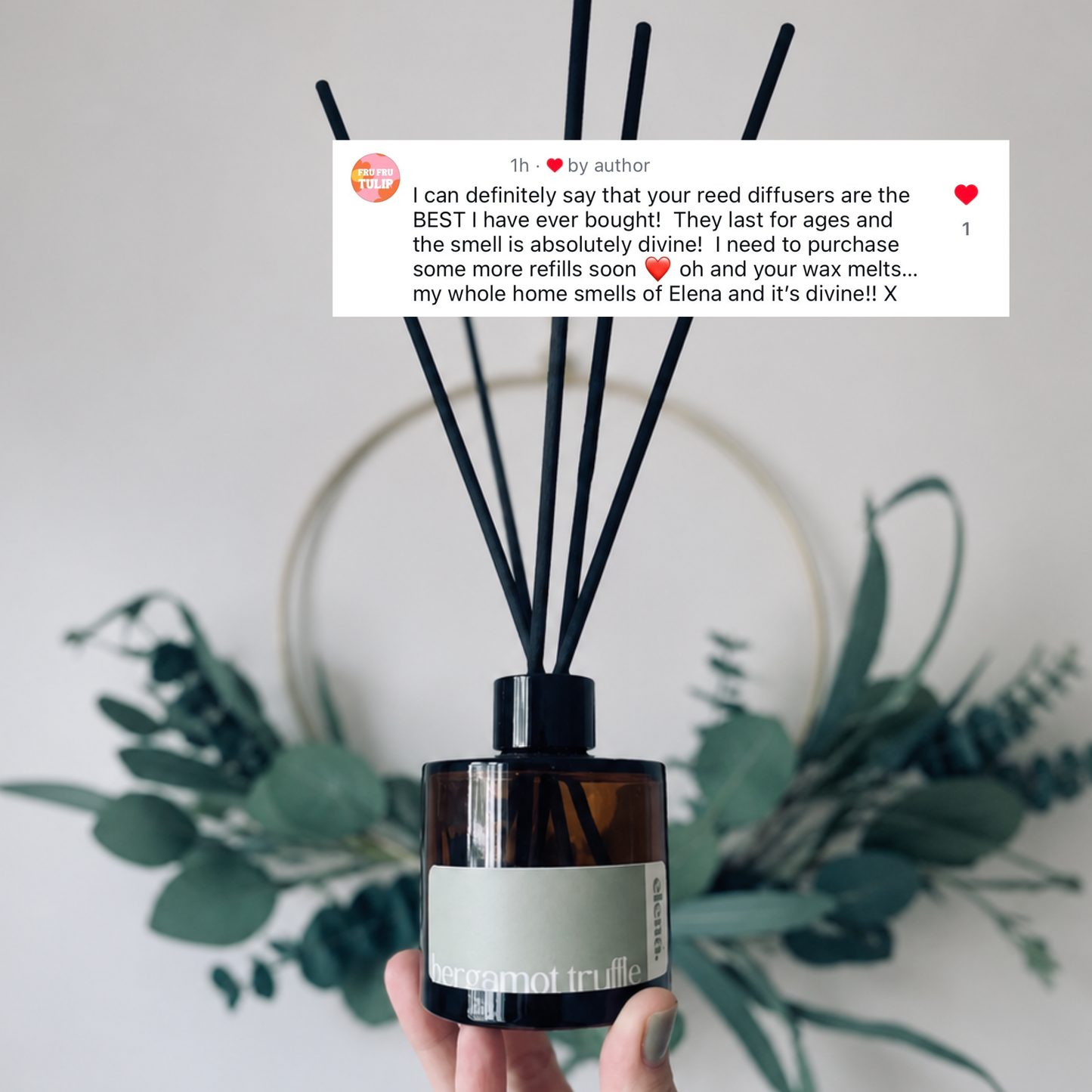 bergamot truffle reed diffuser 100ml