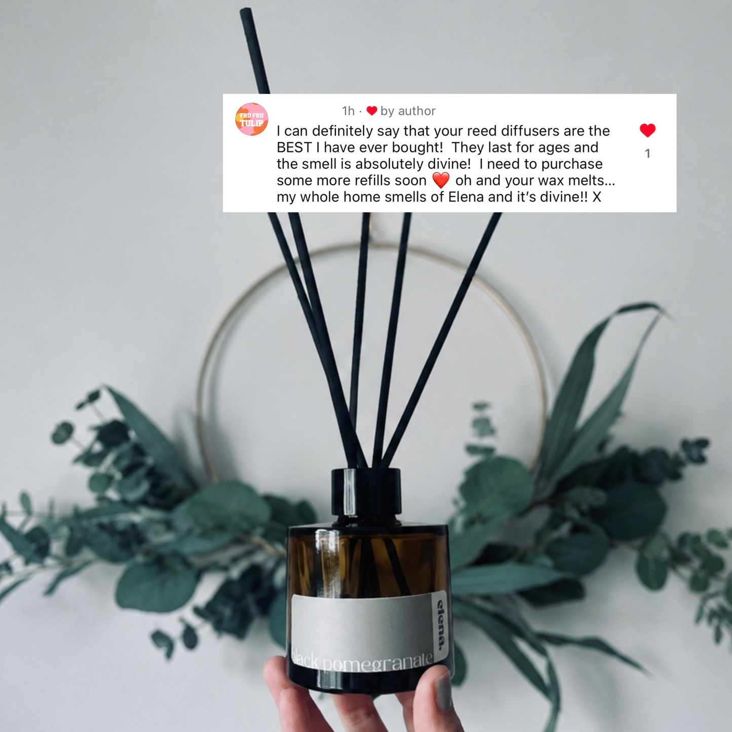 black pomegranate reed diffuser 100ml