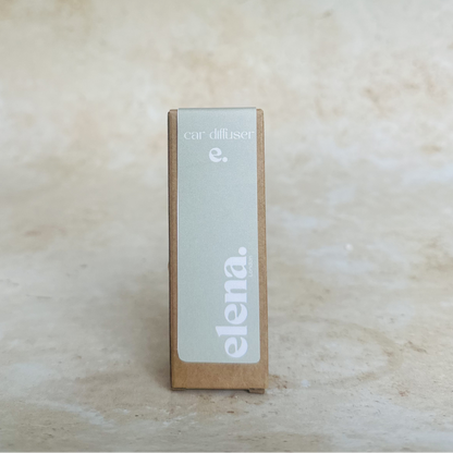 home fragrance retail box for a luxury car diffuser