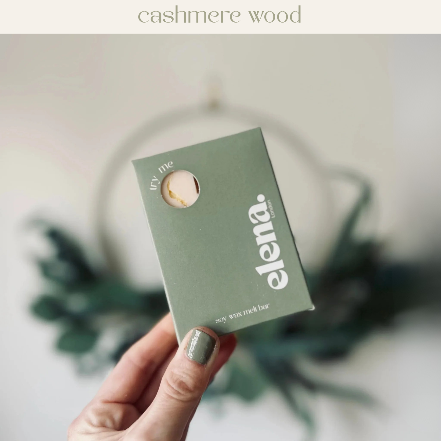 cashmere wood soy wax melt 80g