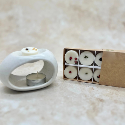 ceramic oval burner & the elena discovery box & the room + linen spray 250ml