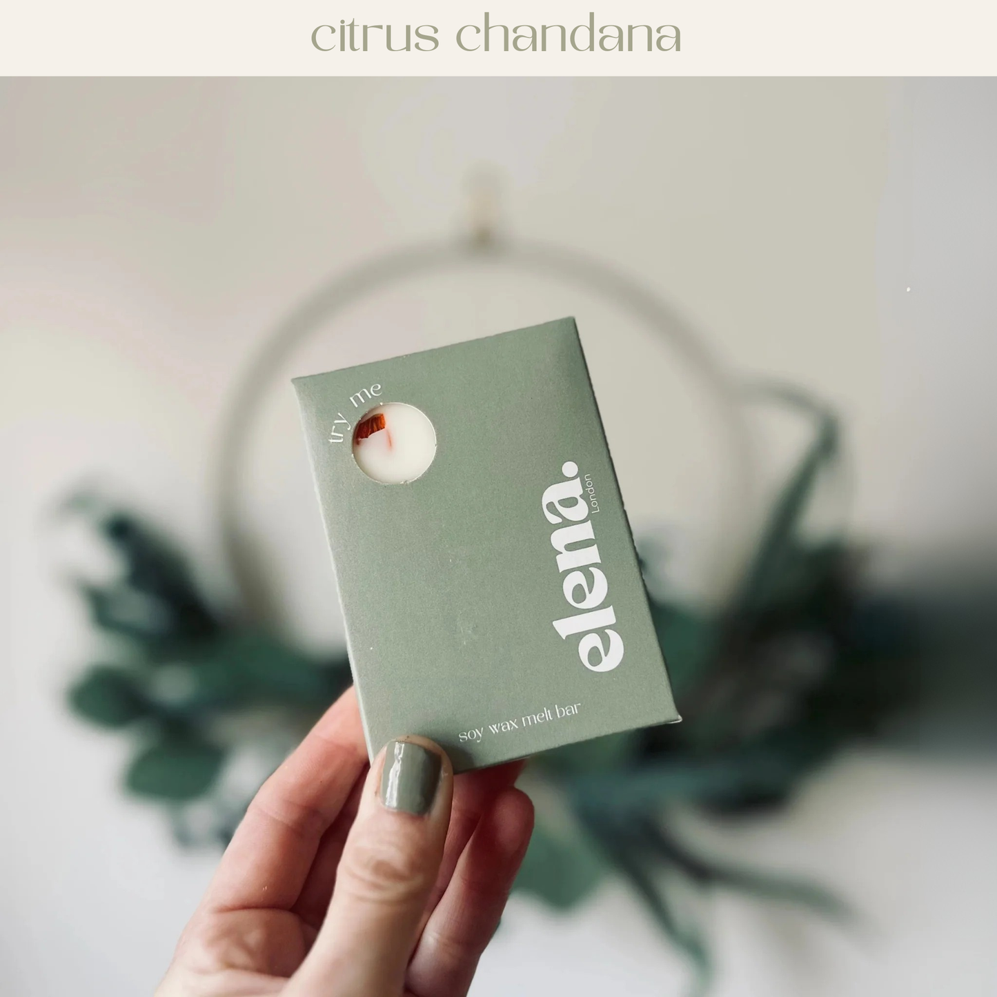 citrus chandana soy wax melt 80g