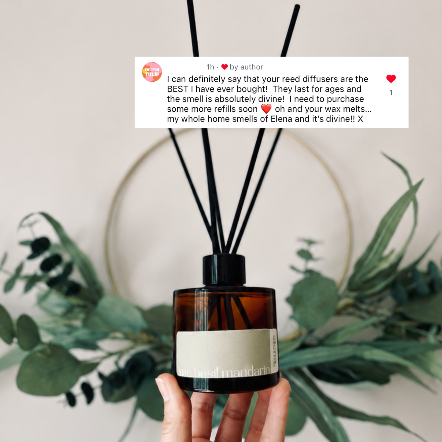 lime basil mandarin reed diffuser 100ml