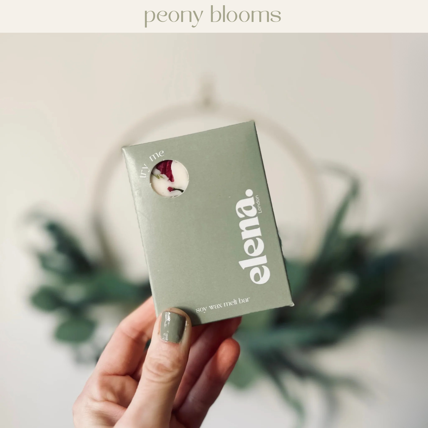 peony blooms soy wax melt 80g