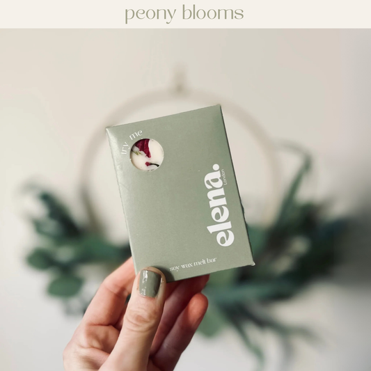 peony blooms soy wax melt 80g