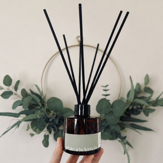 white iris lemon reed diffuser 100ml