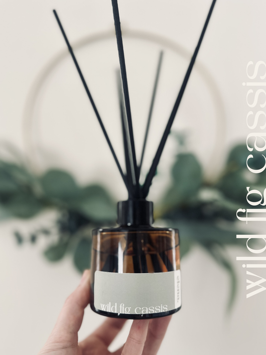 wild fig cassis reed diffuser by elena London