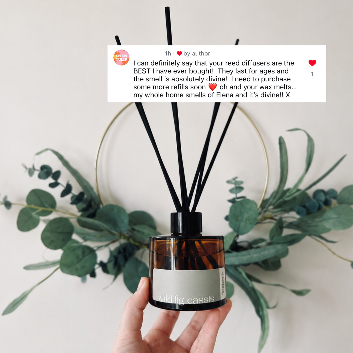 wild fig cassis reed diffuser 100ml