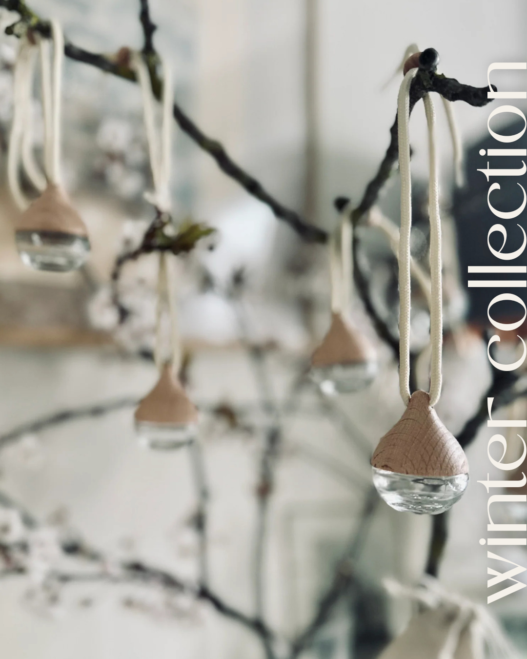 winter collection car diffuser / tree decoration