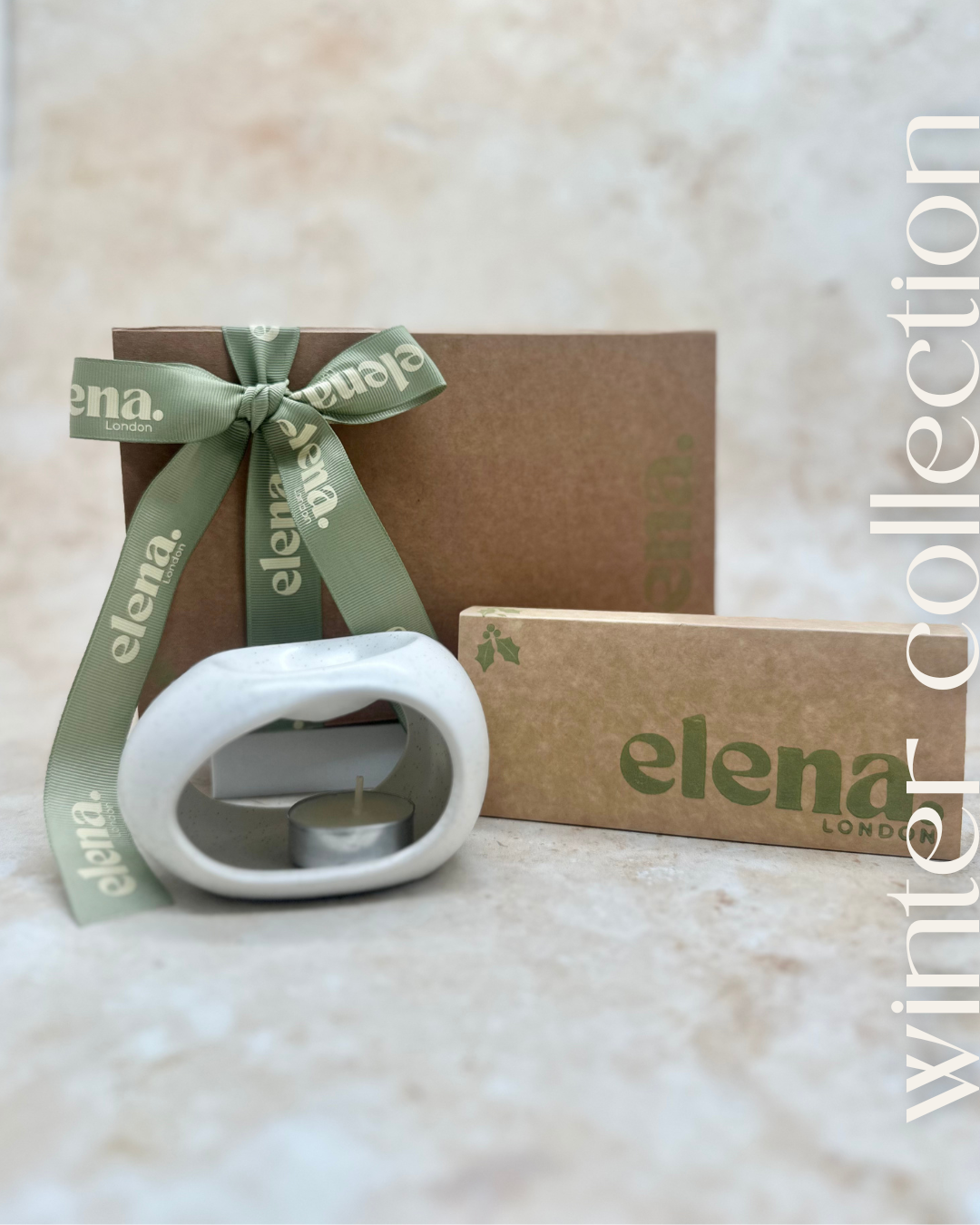 ceramic oval burner + the winter discovery box
